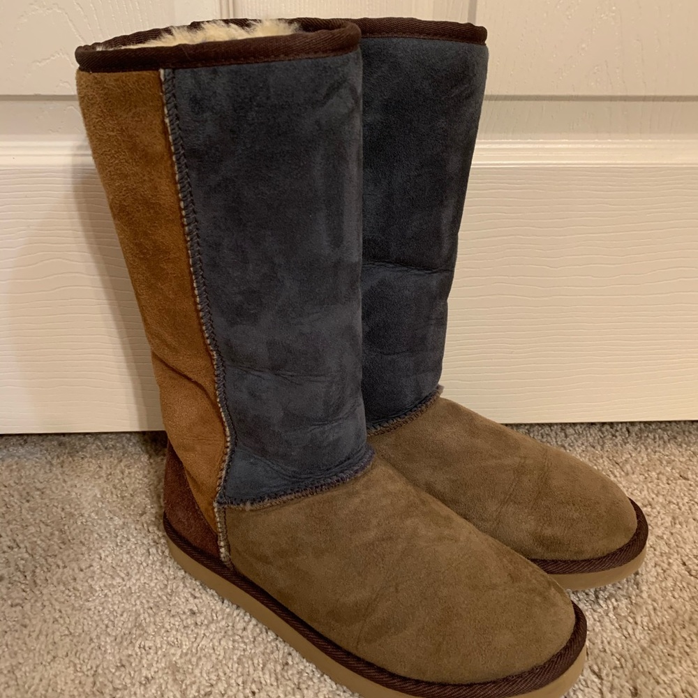 Tall Multi-Color Uggs- Excellent Condition
